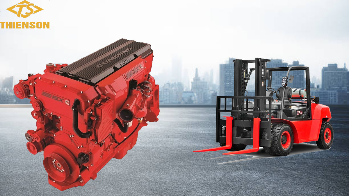 Động cơ Cummins xe nâng dầu 5-7 tấn dòng XF