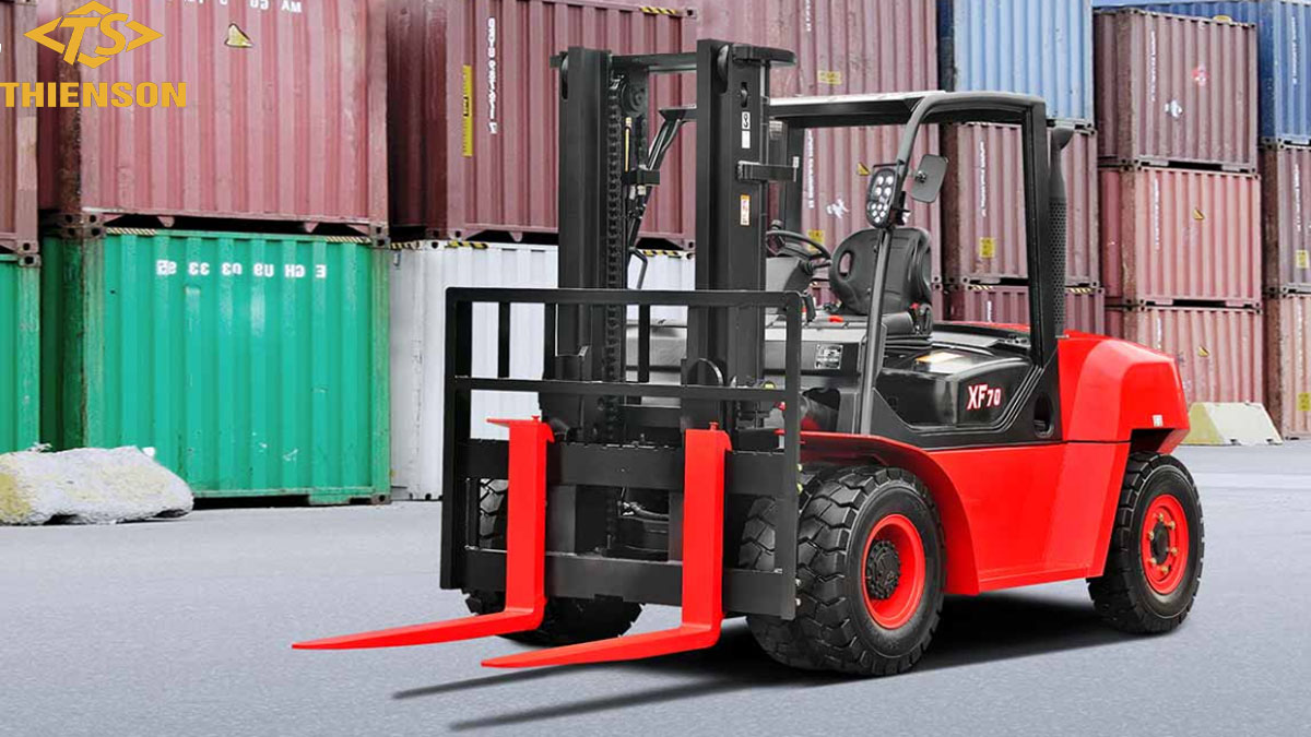 Xe nâng dầu 5-7 tấn dòng XF