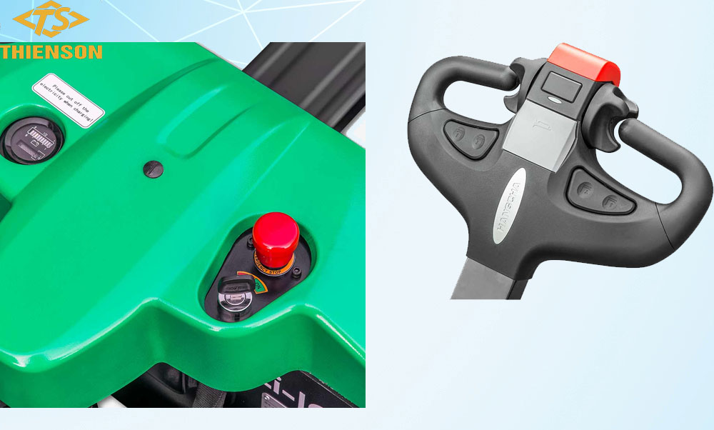 Xe nâng tay điện thấp 2 tấn pin lithium 
