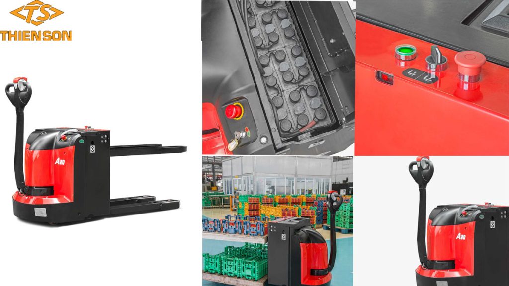 Xe nâng tay điện thấp 2 tấn 
