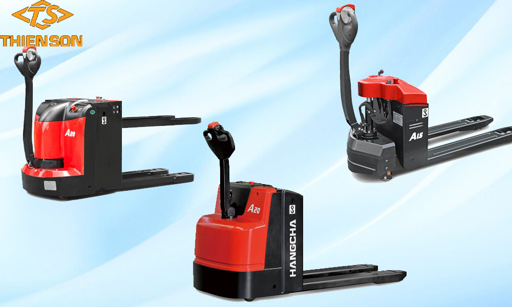 Xe nâng tay điện thấp