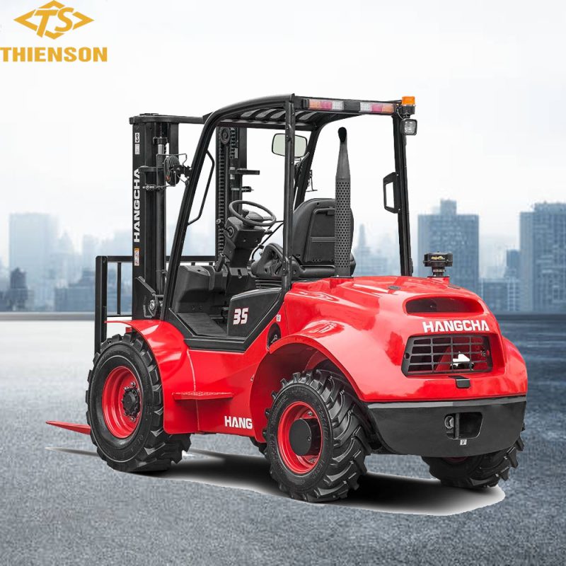 Xe nâng dầu địa hình
