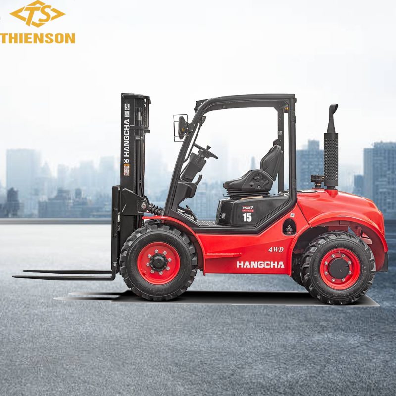 xe nâng dầu địa hình